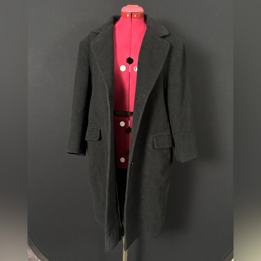 London Fog Black Trench Coat